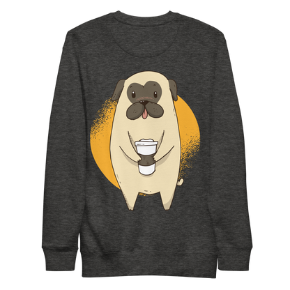 Coffee Pug | Unisex Premium Sweatshirt - F&B