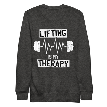 Weightlifting therapy | Unisex Premium Sweatshirt - F&B