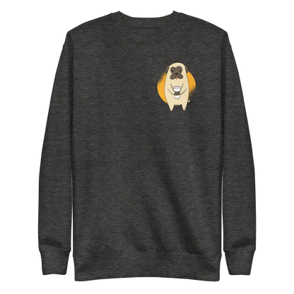 Coffee Pug | Unisex Premium Sweatshirt - F&B