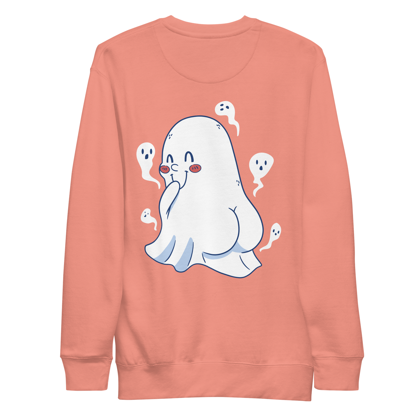 Funny ghost cartoon | Unisex Premium Sweatshirt - F&B