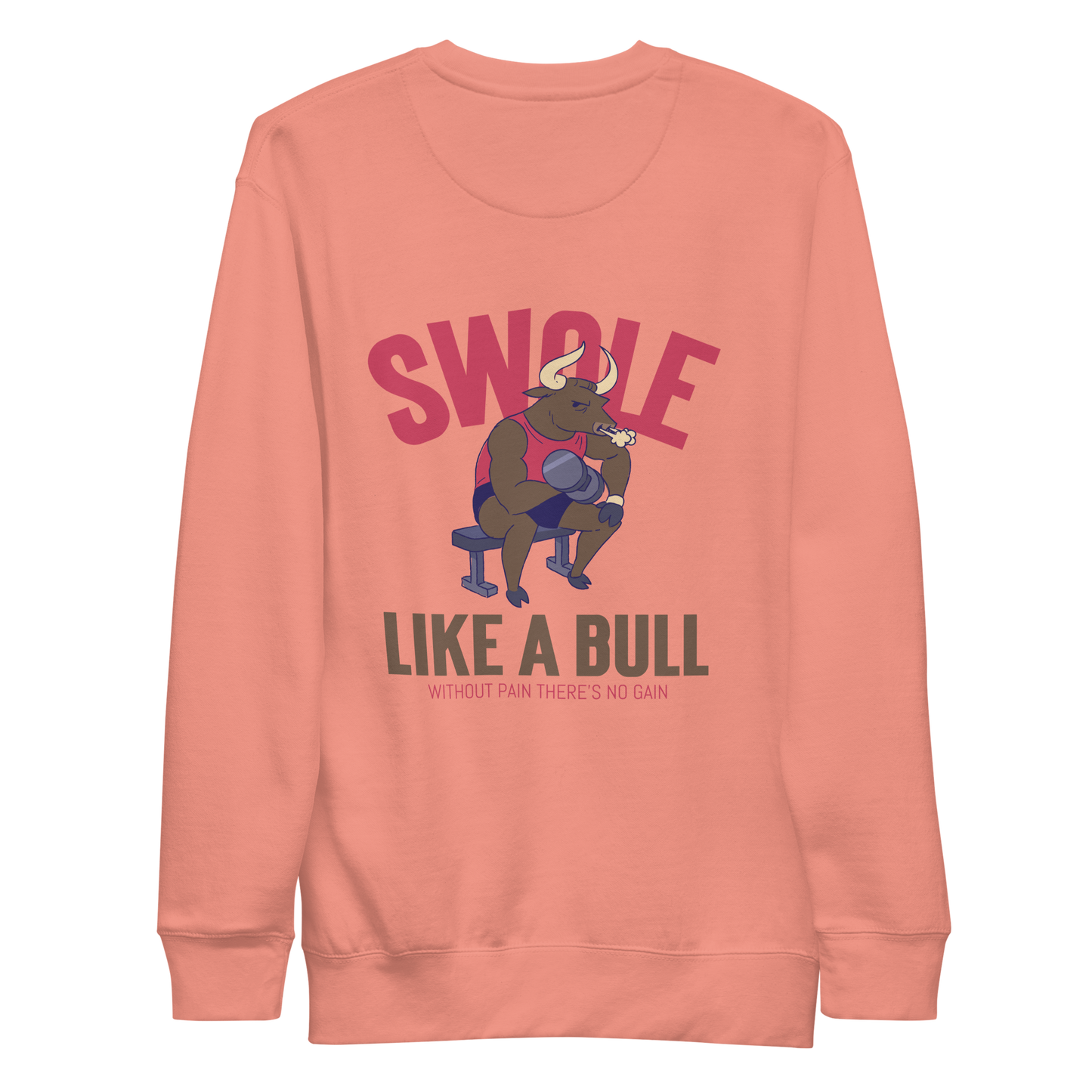 Muscular bull | Unisex Premium Sweatshirt - F&B