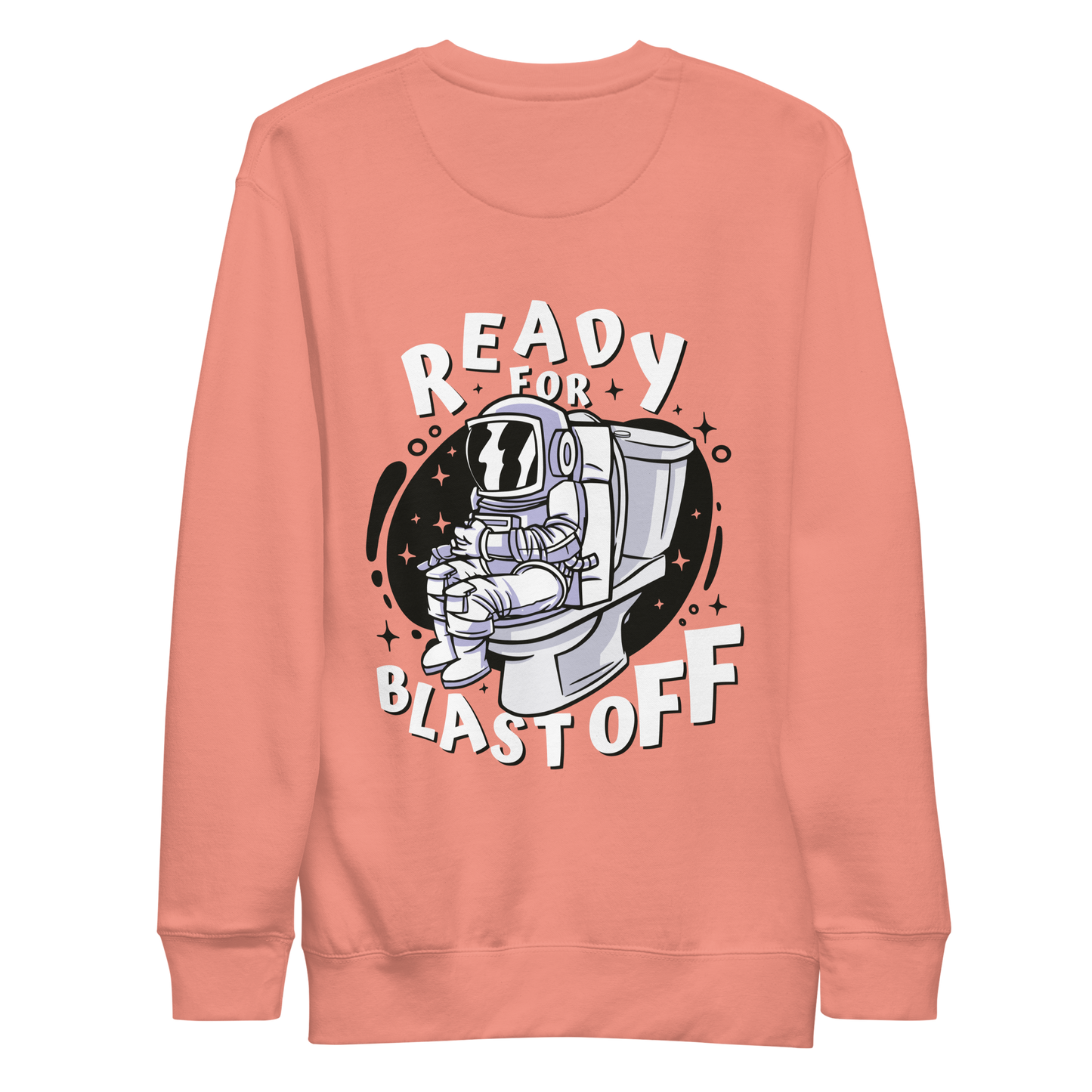 Funny toilet astronaut | Unisex Premium Sweatshirt - F&B