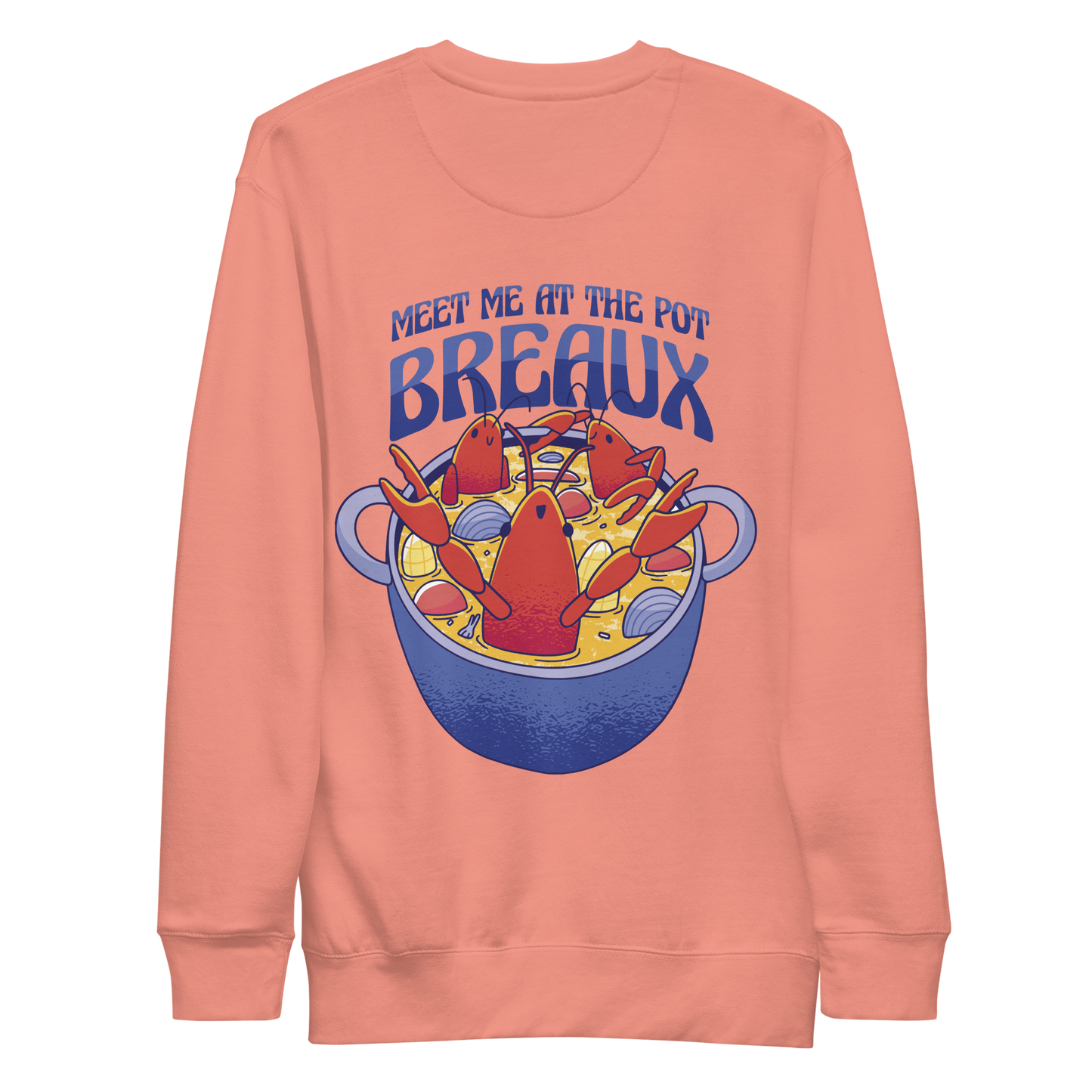 Lobsters in cooking pot | Unisex Premium Sweatshirt - F&B