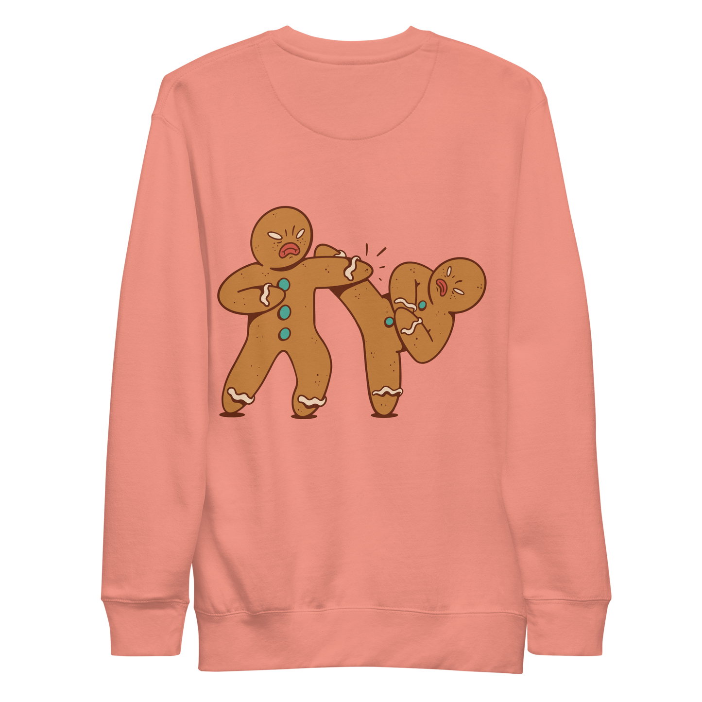 Gingerbread men fight | Unisex Premium Sweatshirt - F&B