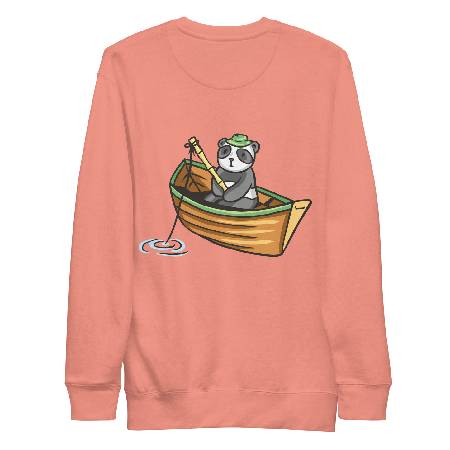 Panda fishing | Unisex Premium Sweatshirt - F&B