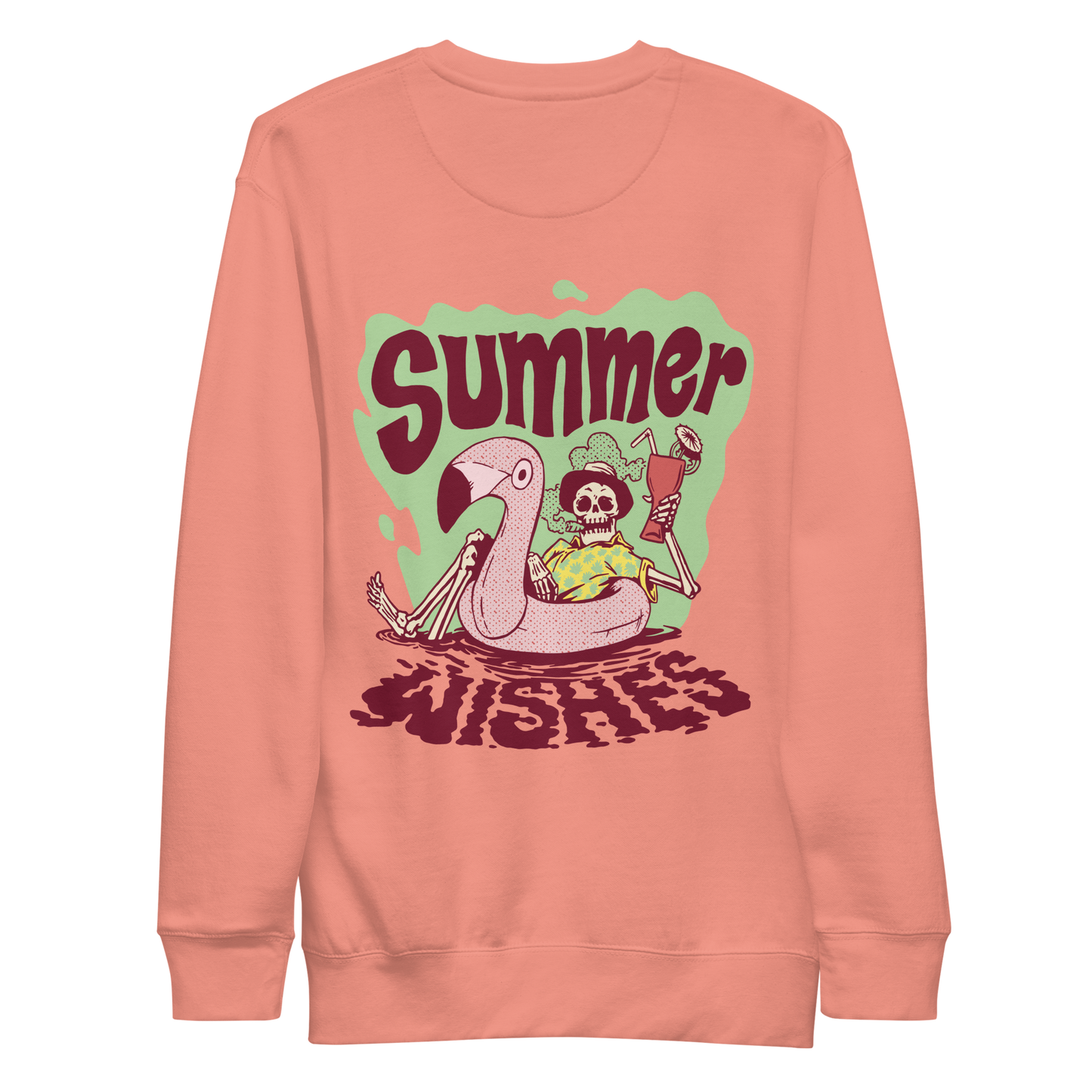 Summer skeleton | Unisex Premium Sweatshirt - F&B