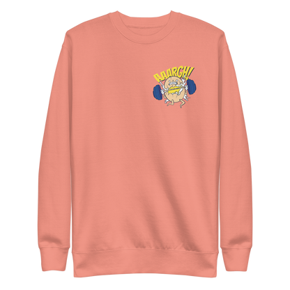 Egg lifting weights | Unisex Premium Sweatshirt - F&B