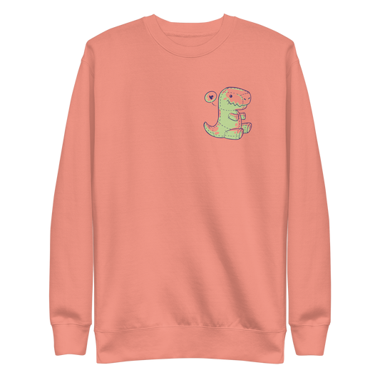 Cute t-rex plushie | Unisex Premium Sweatshirt - F&B