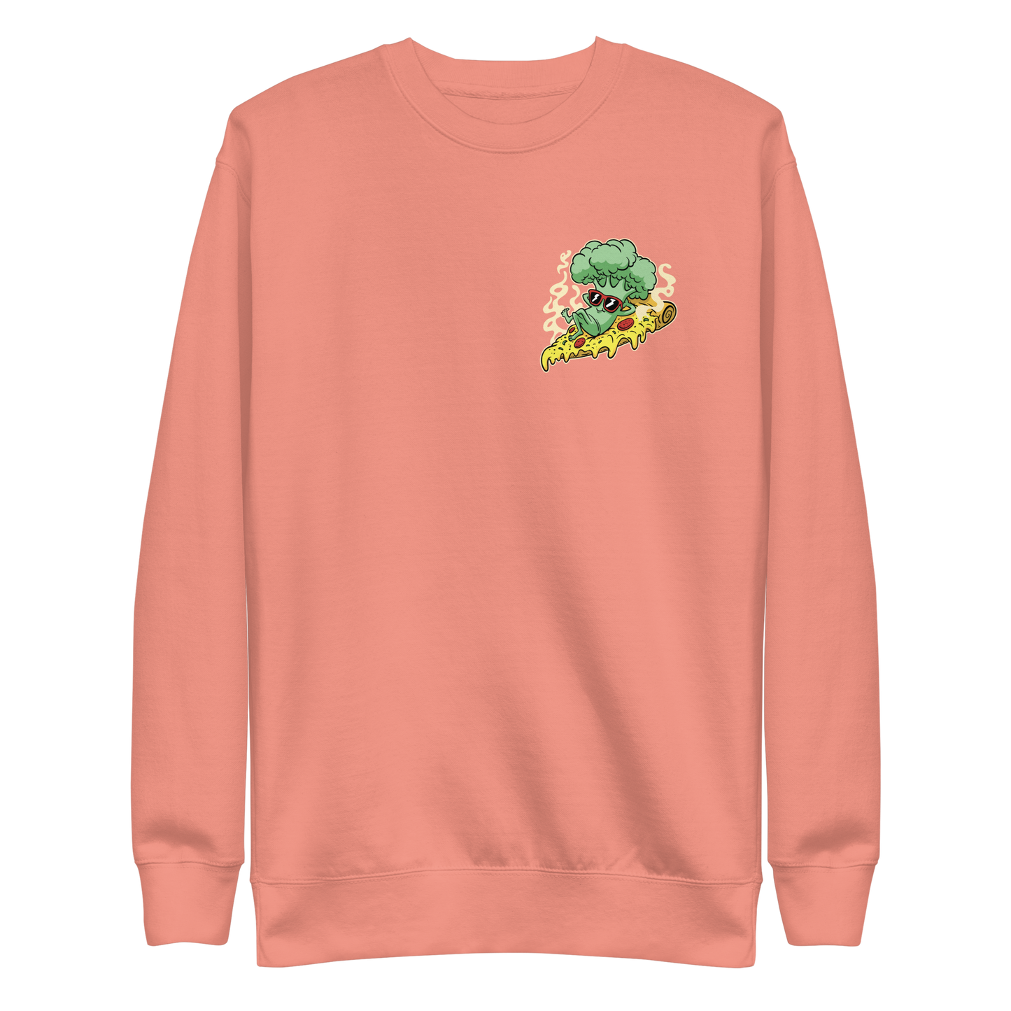 Broccoli pizza | Unisex Premium Sweatshirt - F&B