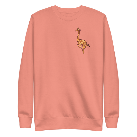 Running Giraffe | Unisex Premium Sweatshirt - F&B