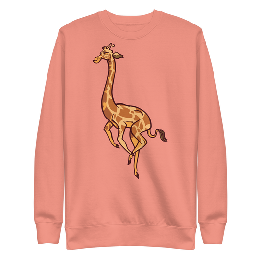 Running Giraffe | Unisex Premium Sweatshirt