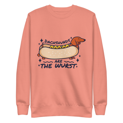 Funny dachshund dogs quote | Unisex Premium Sweatshirt