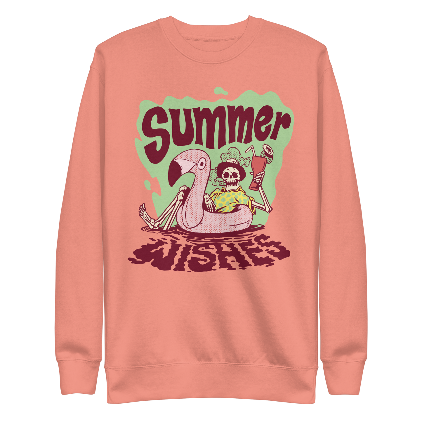 Summer skeleton | Unisex Premium Sweatshirt