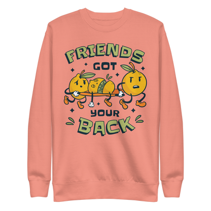 Lemon fruit friends funny | Unisex Premium Sweatshirt