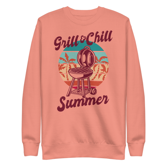 Chill and grill | Unisex Premium Sweatshirt