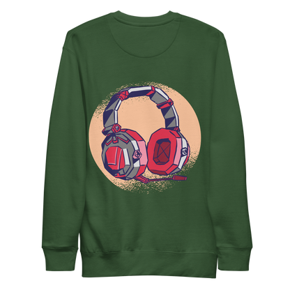 Gamer headphones cool | Unisex Premium Sweatshirt - F&B