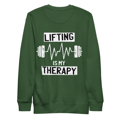 Weightlifting therapy | Unisex Premium Sweatshirt - F&B