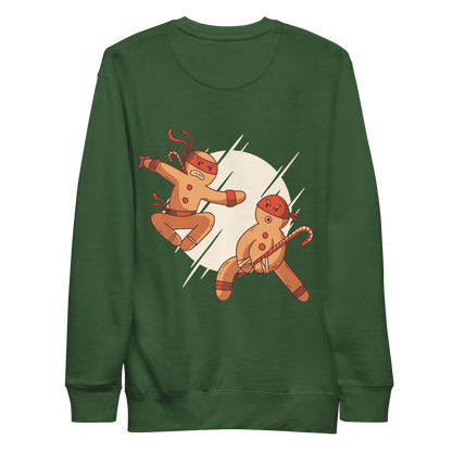 Ninja gingerbread cookies | Unisex Premium Sweatshirt - F&B