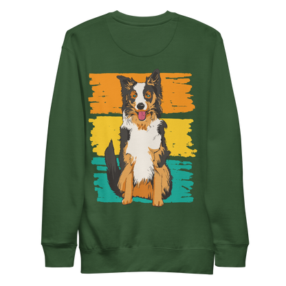 Border collie animal dog | Unisex Premium Sweatshirt - F&B