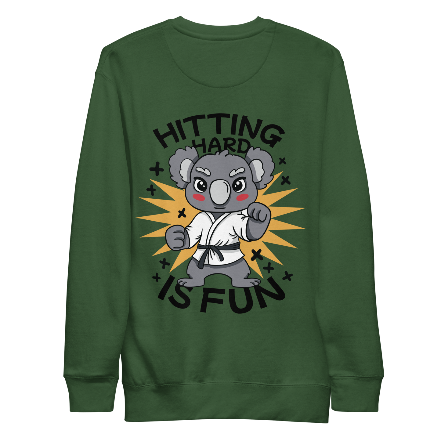 Koala animal doing karate | Unisex Premium Sweatshirt - F&B