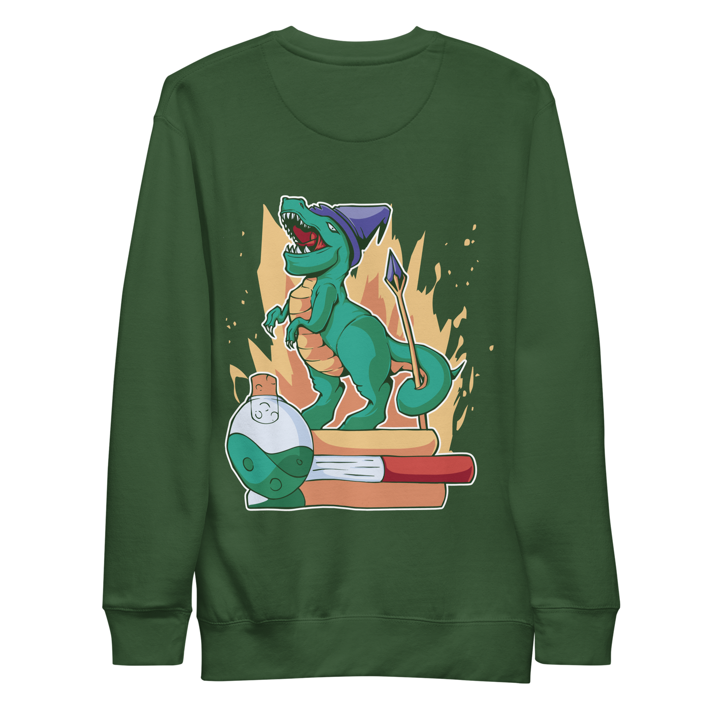 Wizard dinosaur animal | Unisex Premium Sweatshirt - F&B