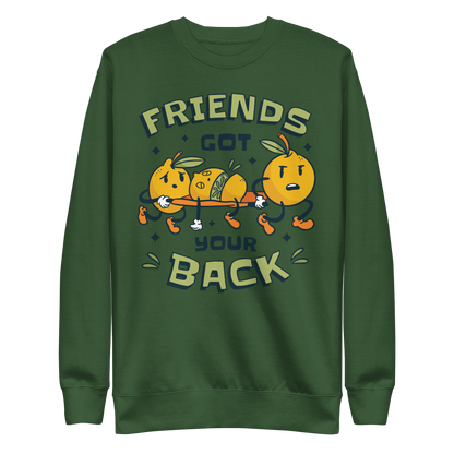 Lemon fruit friends funny | Unisex Premium Sweatshirt