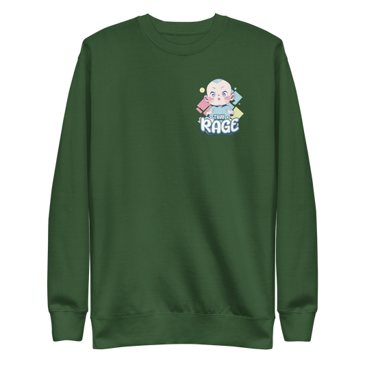 Cute angry baby | Unisex Premium Sweatshirt - F&B