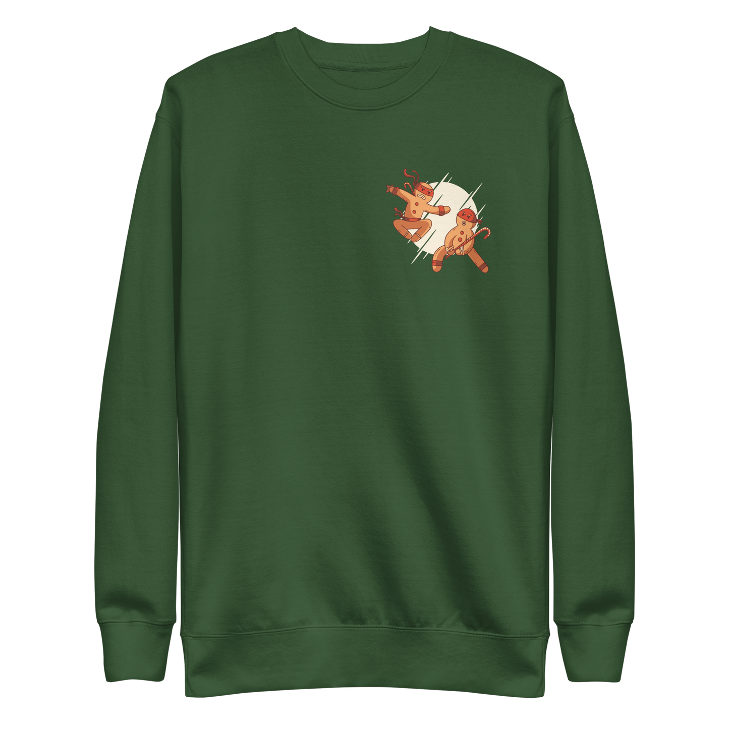 Ninja gingerbread cookies | Unisex Premium Sweatshirt - F&B