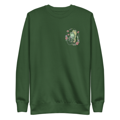 Cottagecore frogs | Unisex Premium Sweatshirt - F&B
