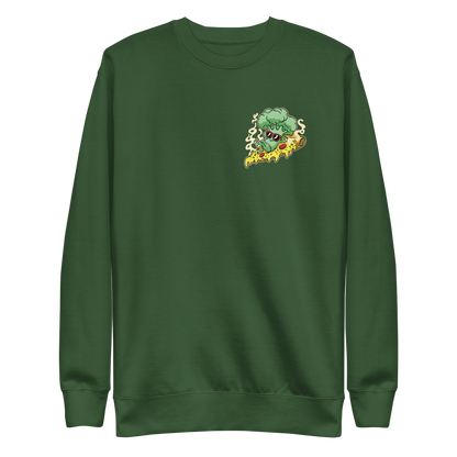 Broccoli pizza | Unisex Premium Sweatshirt - F&B