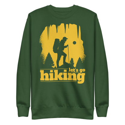 Hiking silhouette | Unisex Premium Sweatshirt