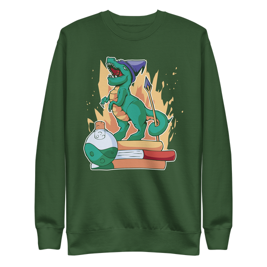 Wizard dinosaur animal | Unisex Premium Sweatshirt