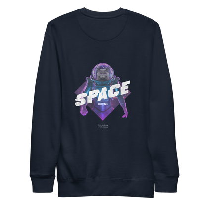 Astronaut cat | Unisex Premium Sweatshirt - F&B