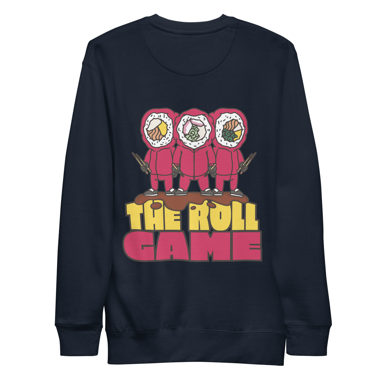 Sushi roll game characters | Unisex Premium Sweatshirt - F&B