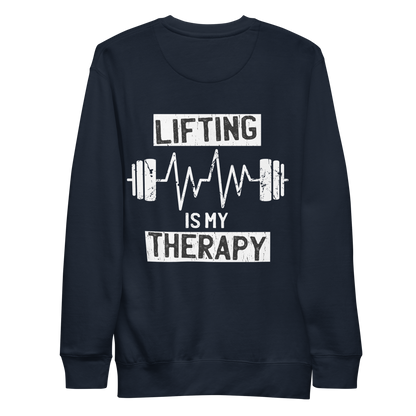 Weightlifting therapy | Unisex Premium Sweatshirt - F&B