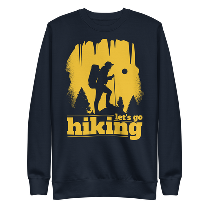 Hiking silhouette | Unisex Premium Sweatshirt