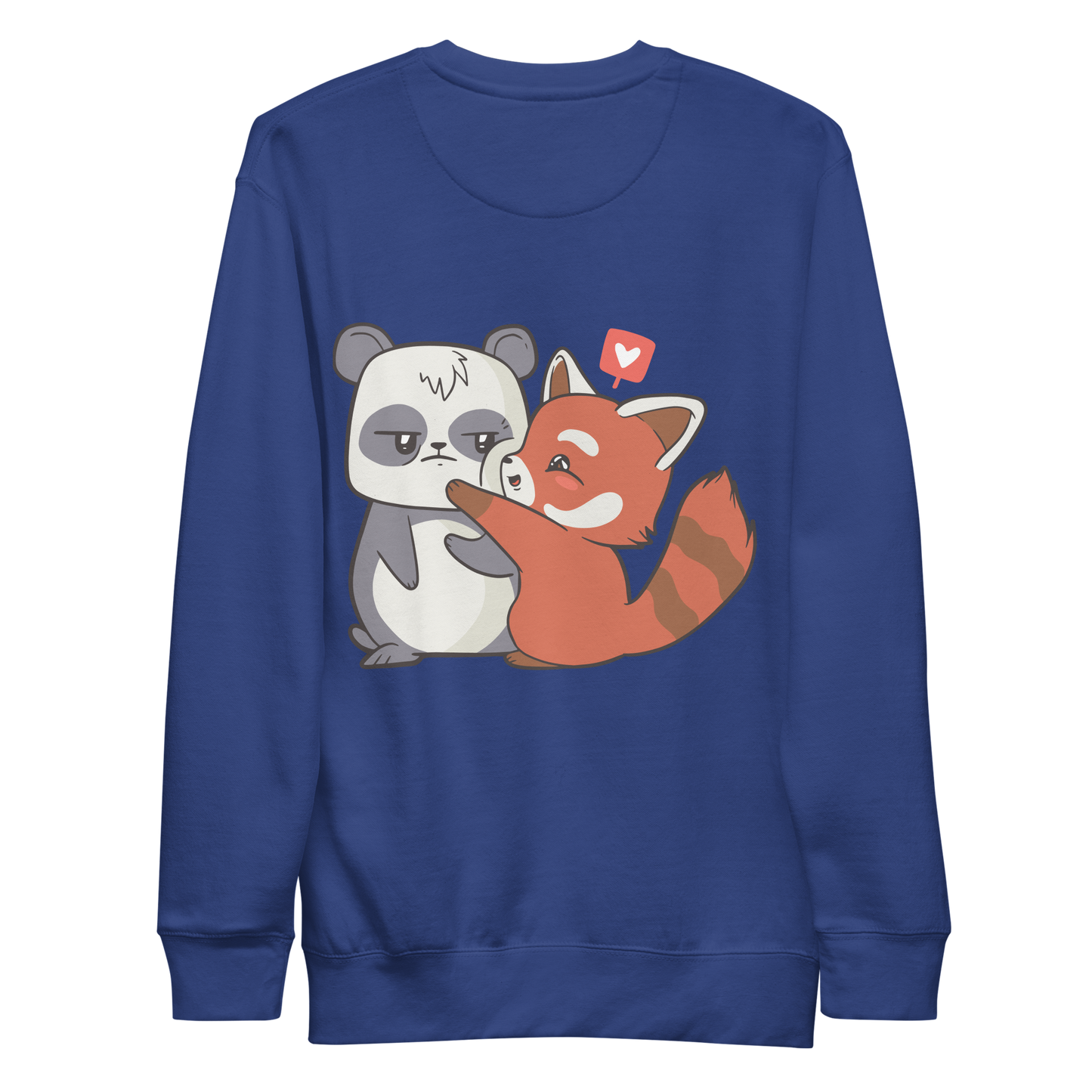 Panda Cartoon Love | Unisex Premium Sweatshirt - F&B