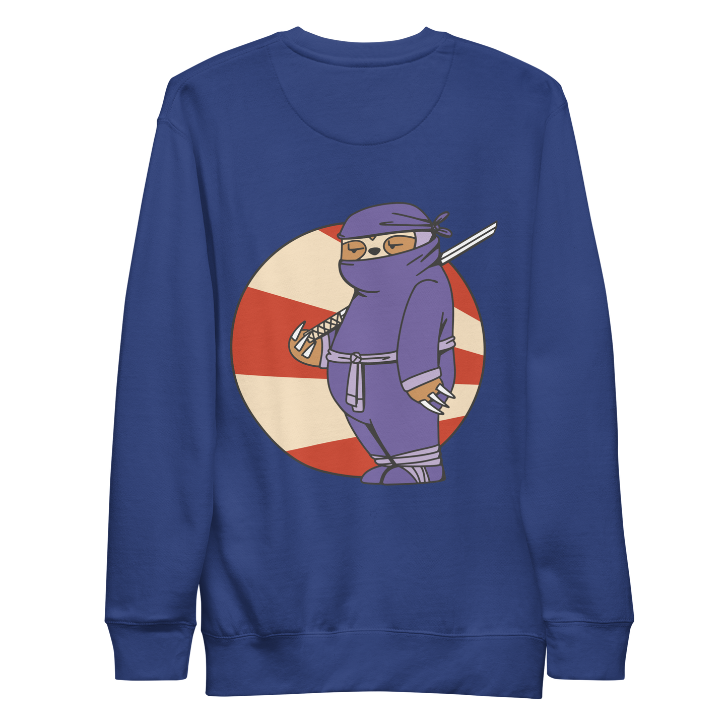 Lazy ninja sloth | Unisex Premium Sweatshirt - F&B
