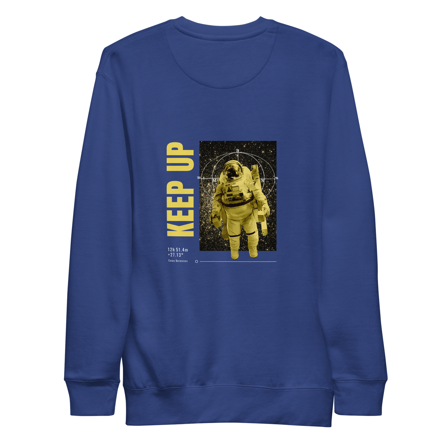 Astronaut floating in space | Unisex Premium Sweatshirt - F&B