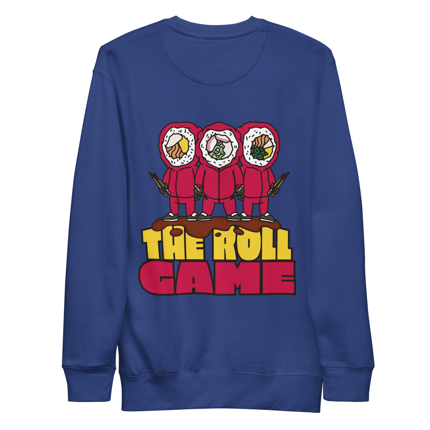 Sushi roll game characters | Unisex Premium Sweatshirt - F&B