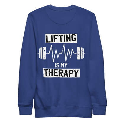 Weightlifting therapy | Unisex Premium Sweatshirt - F&B