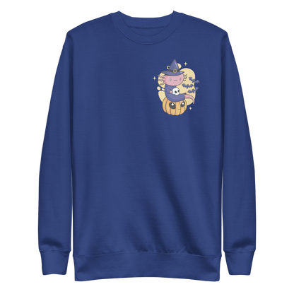 Halloween axolotl cute | Unisex Premium Sweatshirt - F&B