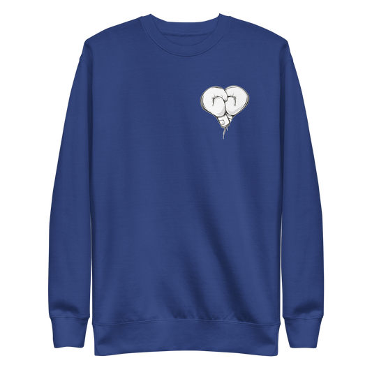 Boxing gloves heart | Unisex Premium Sweatshirt - F&B