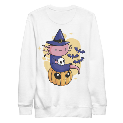 Halloween axolotl cute | Unisex Premium Sweatshirt - F&B