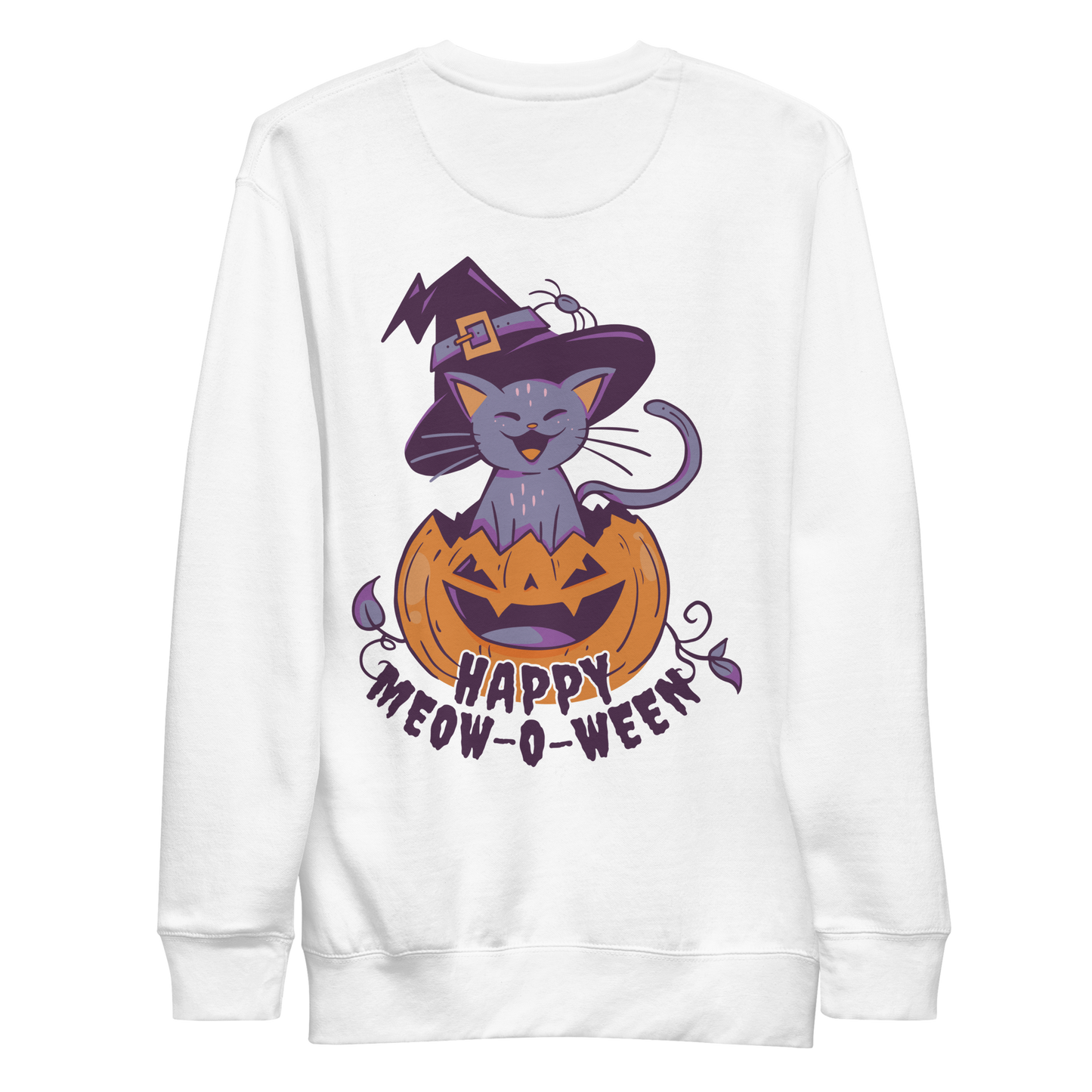 Happy Halloween cat animal | Unisex Premium Sweatshirt - F&B