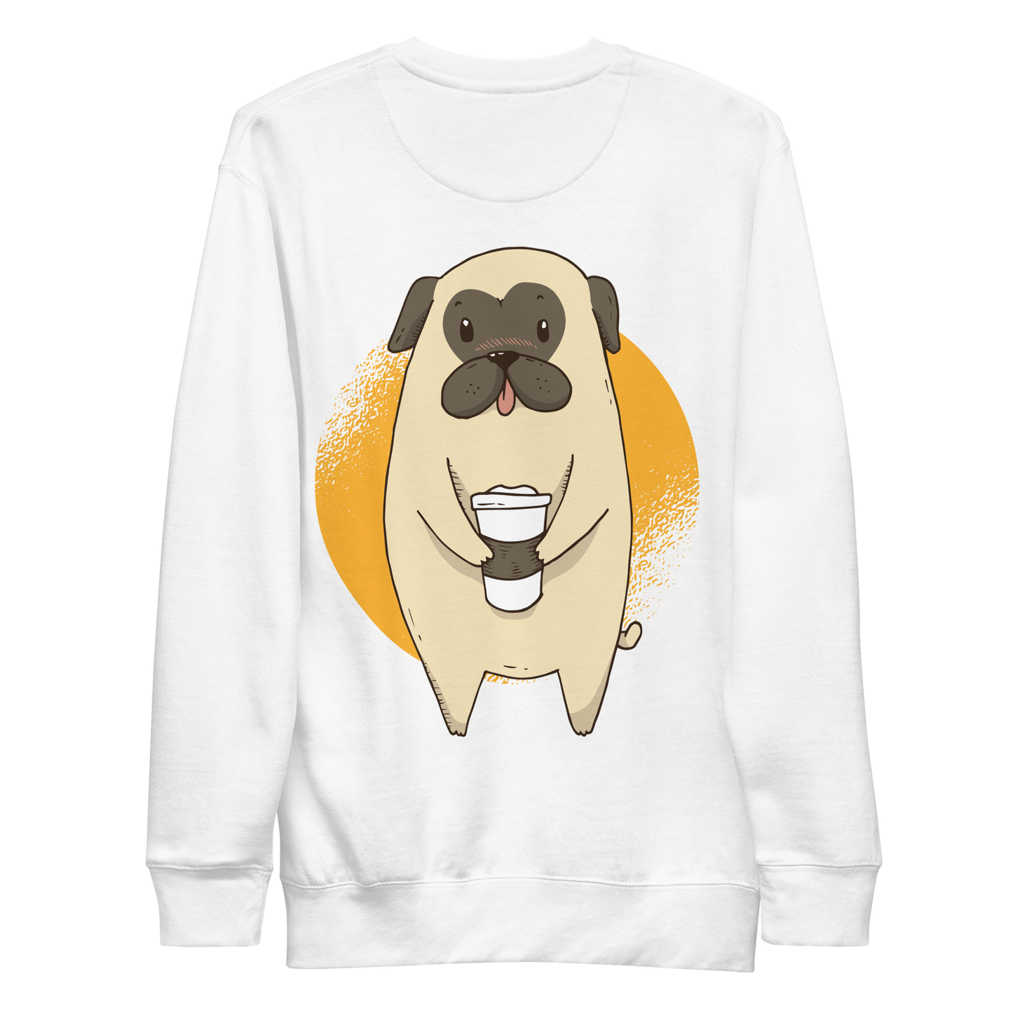 Coffee Pug | Unisex Premium Sweatshirt - F&B