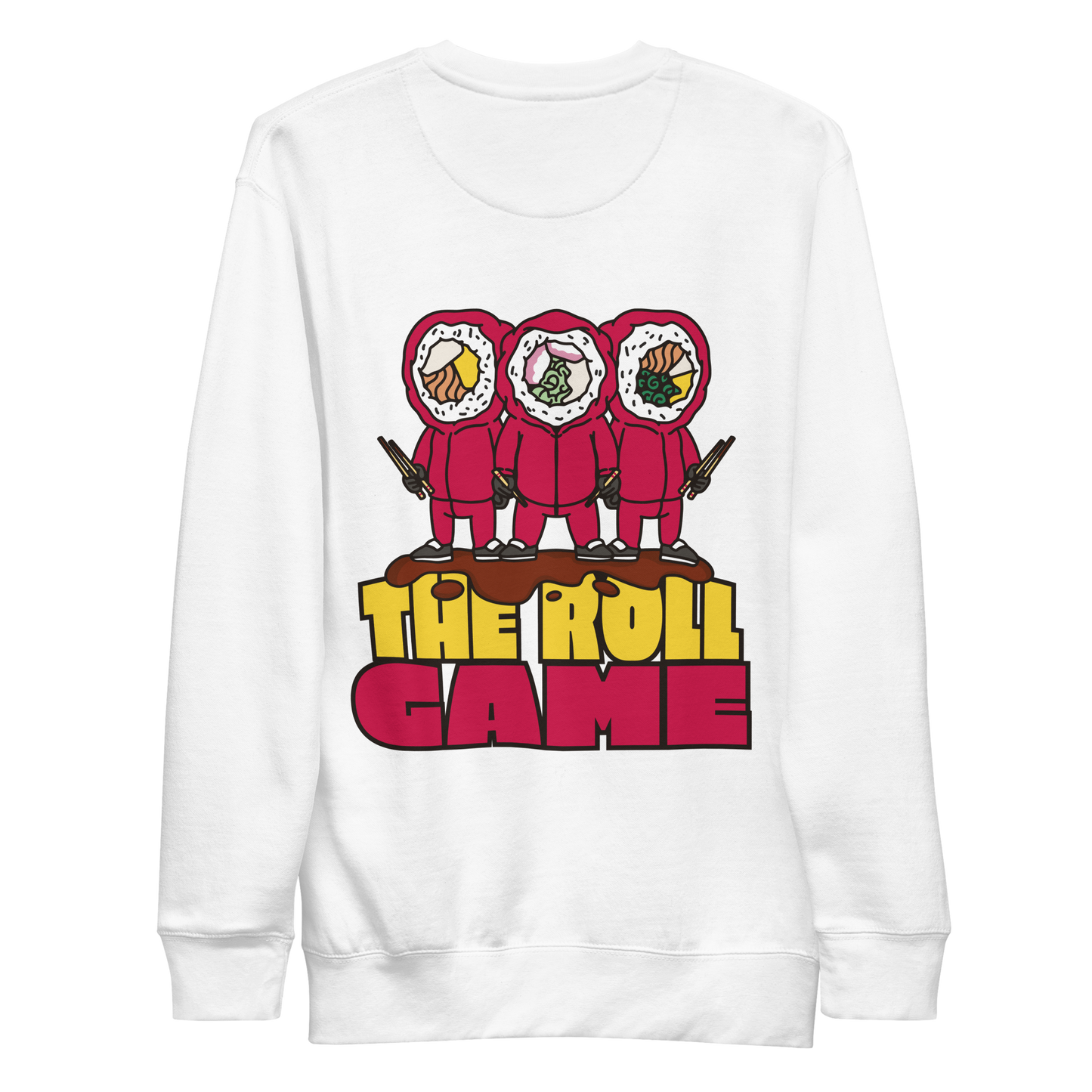 Sushi roll game characters | Unisex Premium Sweatshirt - F&B