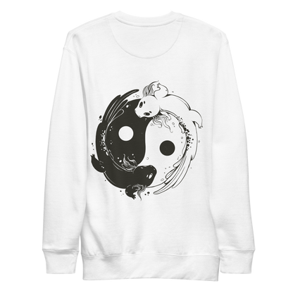 Yin yang axolotl animals | Unisex Premium Sweatshirt - F&B