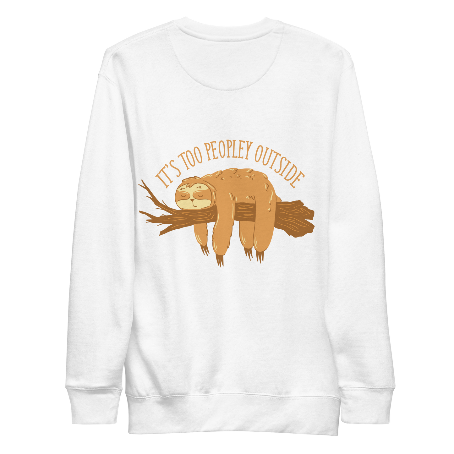 Anti social sloth | Unisex Premium Sweatshirt - F&B