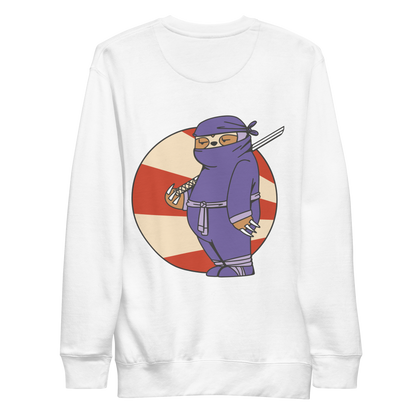Lazy ninja sloth | Unisex Premium Sweatshirt - F&B